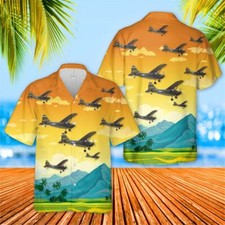 US Air Force Stinson L 5 Sentinel Hawaiian Shirt