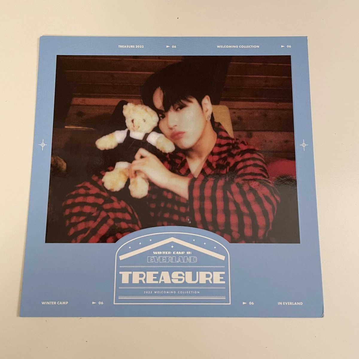 Treasure Member Photocard Jaehyuk Winter Camp Welcoming 2022