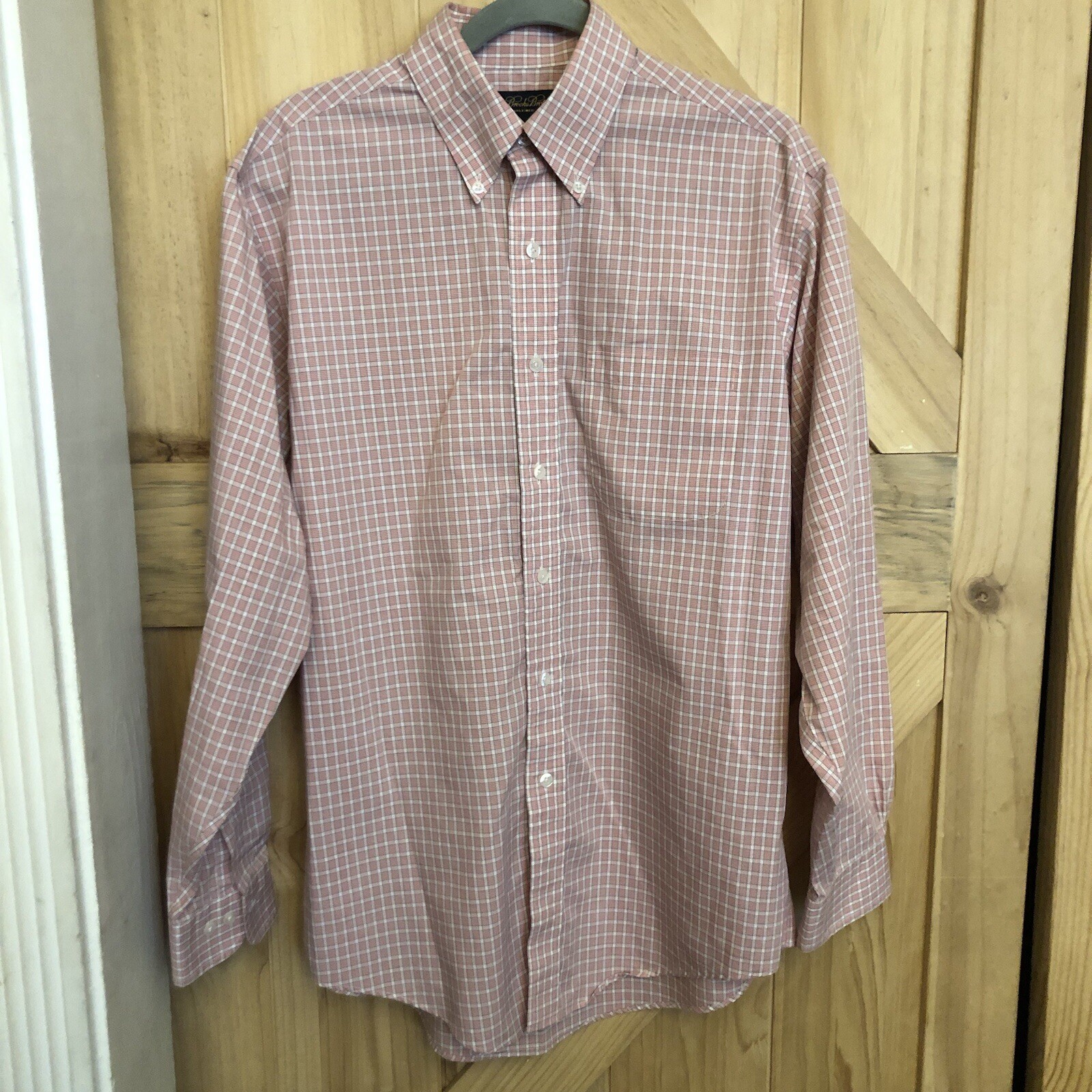 Brooks Brothers Button Down Collard Checkered Shi… - image 1