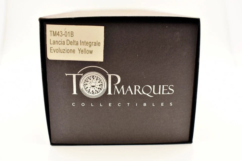 Modellino auto scala 1:43 Lancia Delta Integrale Evoluzione giallo TopMarques - Immagine 2 di 4