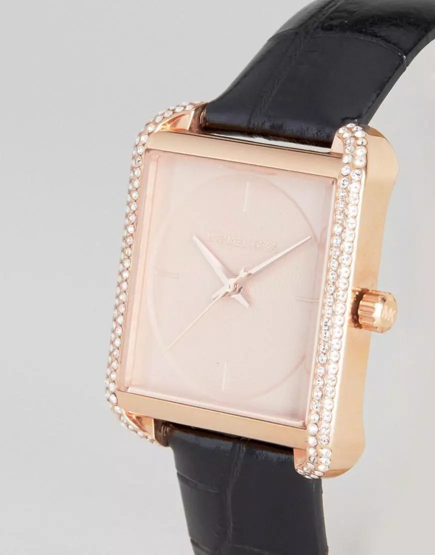 Michael kors lake leather watch deals