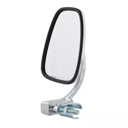 Single Chrome Bar End Mirror for Motorcycle Motorbike 22 MM 7/8 Handlebars | New