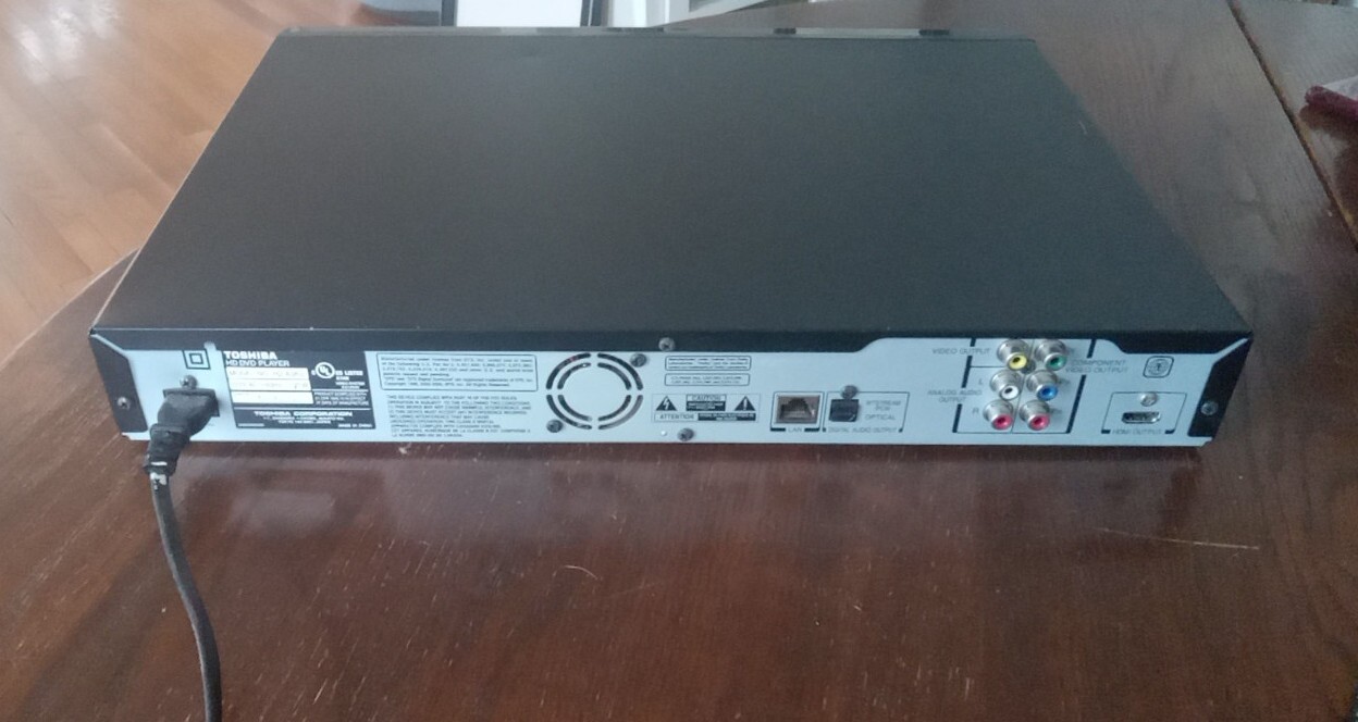 Toshiba HDA3 HD DVD Player with 6 HD DVD Lot RARE HDA3KU HD A3 GREAT