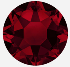 DARK SIAM Red IHC Austrian 2.8mm 10ss Hotfix Crystal Flatback Rhinestone 144 pcs