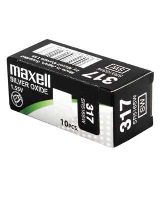 50 x Maxell 317 SR62 Uhren Batterie Knopfzelle SR516SW SR62 Silberoxid 1,55V