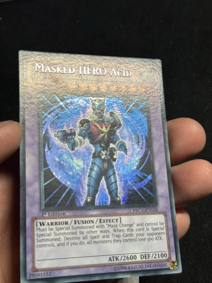 YuGiOh! Masked Hero Acid PRC1-EN018 (NM FADED) — TRUE GEM 💎 - Image 2 of 4