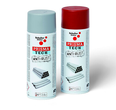 Schuller Eh`klar Prisma Tech AntiRust Rostschutzspray Rostschutz Spray grau, rot