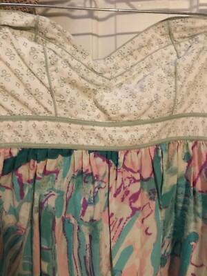 Kimchi Blue Strapless Floral Dress Size 4 | eBay