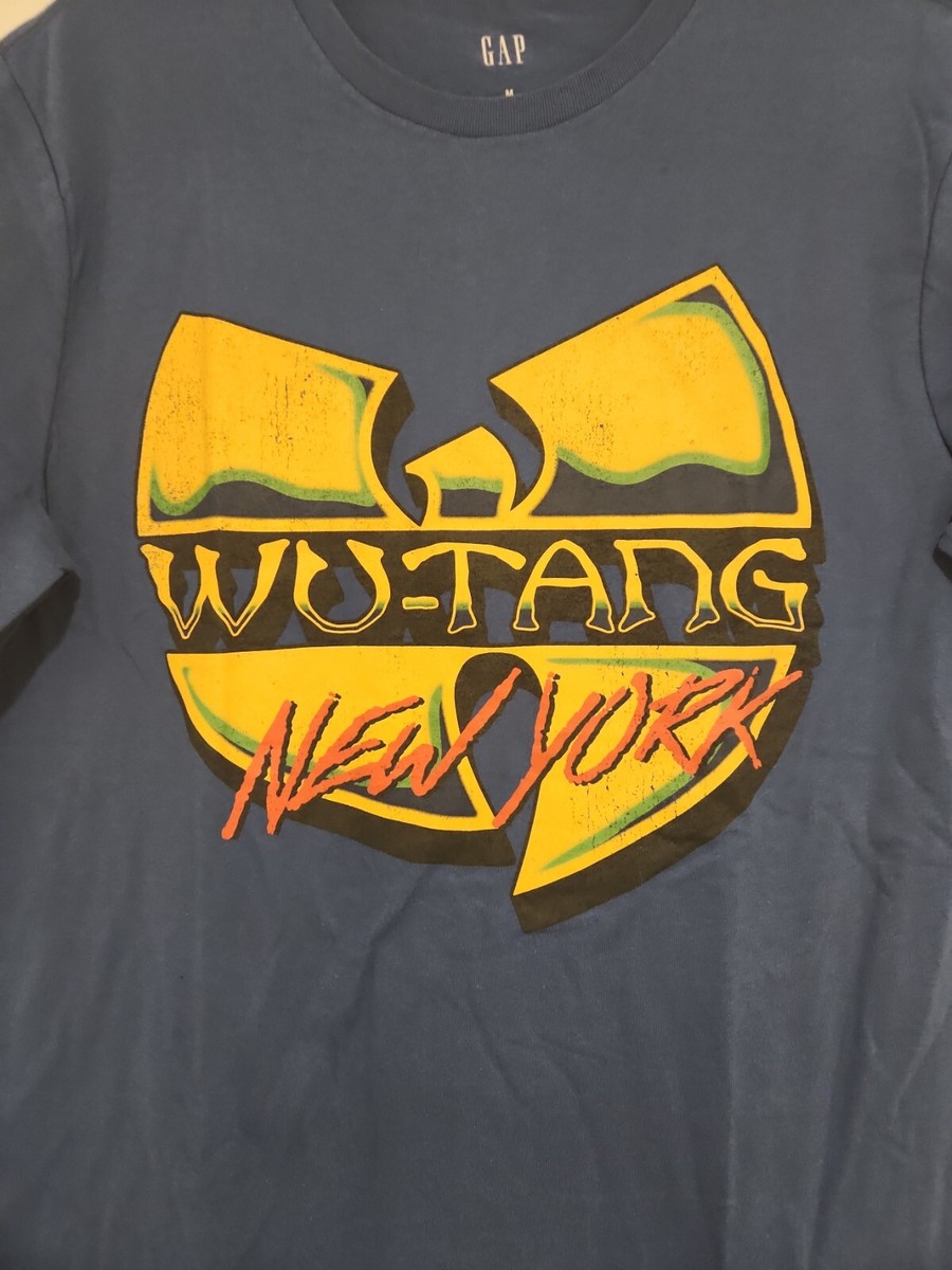 New Wu-Tang Clan New York Logo Mens Medium Rap Hip Hop Royal Blue