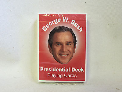 NEW SEALED GEORGE W BUSH PLAYING CARDS PRESIDENT POLITICAL