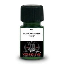 General Motors Woodland Green 9015 Touch up Paint with Brush 2 Oz SHIPS TODAY