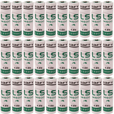 30 x Brand New Genuine  SAFT LS14500 LS 14500  AA 3.6v Lithium Batteries