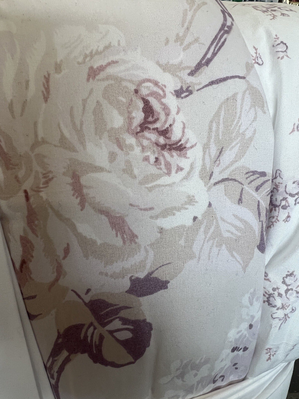 Shabby Chic King comforter set beautiful lavendar violet floral Rachel