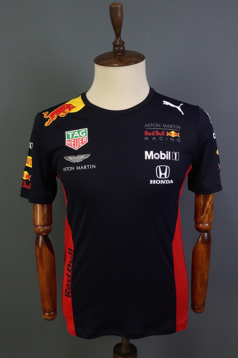 福*祐様 Red Bull Aston Martin ポロシャツ Red Bull Aston Martin Blue Racing Crew Neck Short Sleeve T