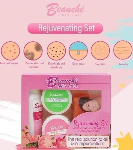 Beauche Skin Care Rejuv Set Whiten Glow Skin Best for Acne-Prone Skin