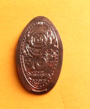 Tokyo Disney SEA elongated penny JAPAN cent Donald Duck souvenir coin 10 Years