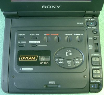 SONY DSR-V10 MINI DV VIDEO WALKMAN TV VCR MONITOR WORK GREAT FOR