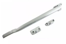 Frelan Modern Non Lockable Window Casement Stays Satin Chrome JW77SC