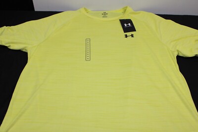 Under Armour Tiger Tech 2.0 Shirt Men s L Yellow Loose Fit 1377843-743 New