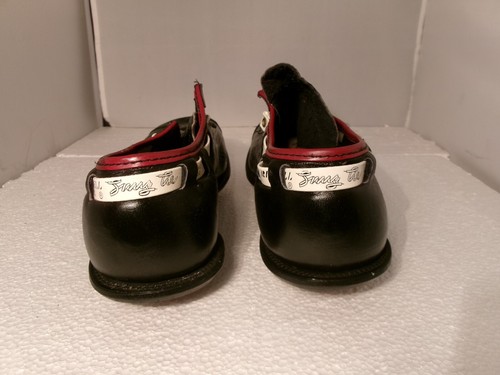 Vintage Riddell Snug Tie All Black Leather Football Cleats Sport Shoes Sz 6.5 E - Picture 14 of 17