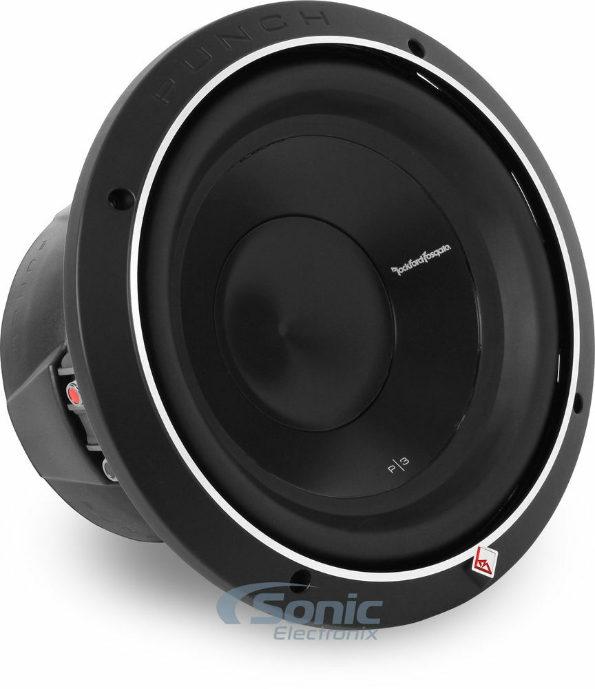 Автомобильный сабвуфер Rockford Fosgate P3D2-10 Punch Series мощностью 1000 Вт с двумя 2-омными динамиками 38190₽
