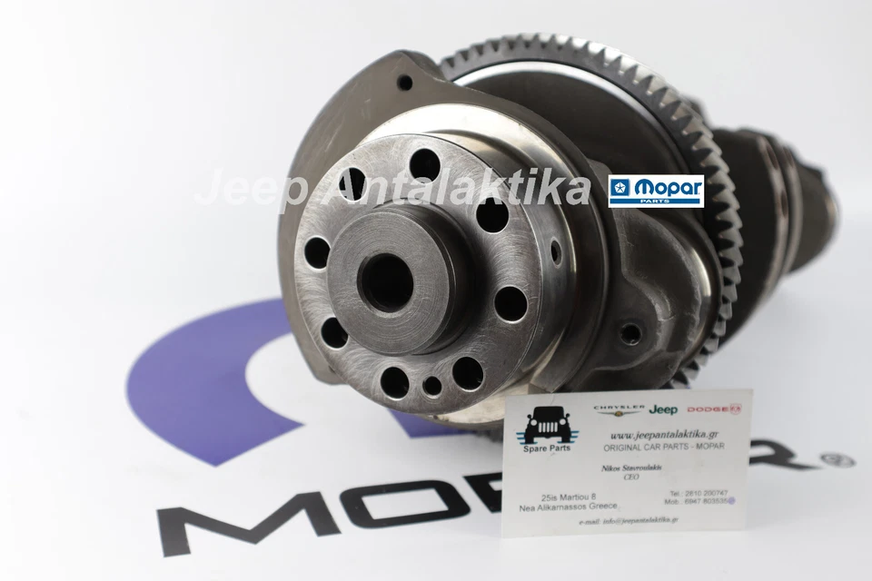 Cigüeñal motor Jeep Liberty KJ 2.8TD 2003-2007 68019322AA nuevo genuino Mopar Foto 3 de 4