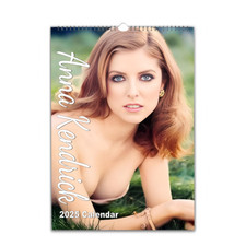 Anna Kendrick Seductive 2027/28 Personalised Calendar | Choose start month