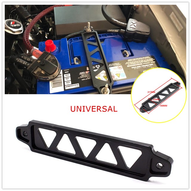 Aluminum Car Battery Tie Down Bracket Battery Fixed Retaining Clamp