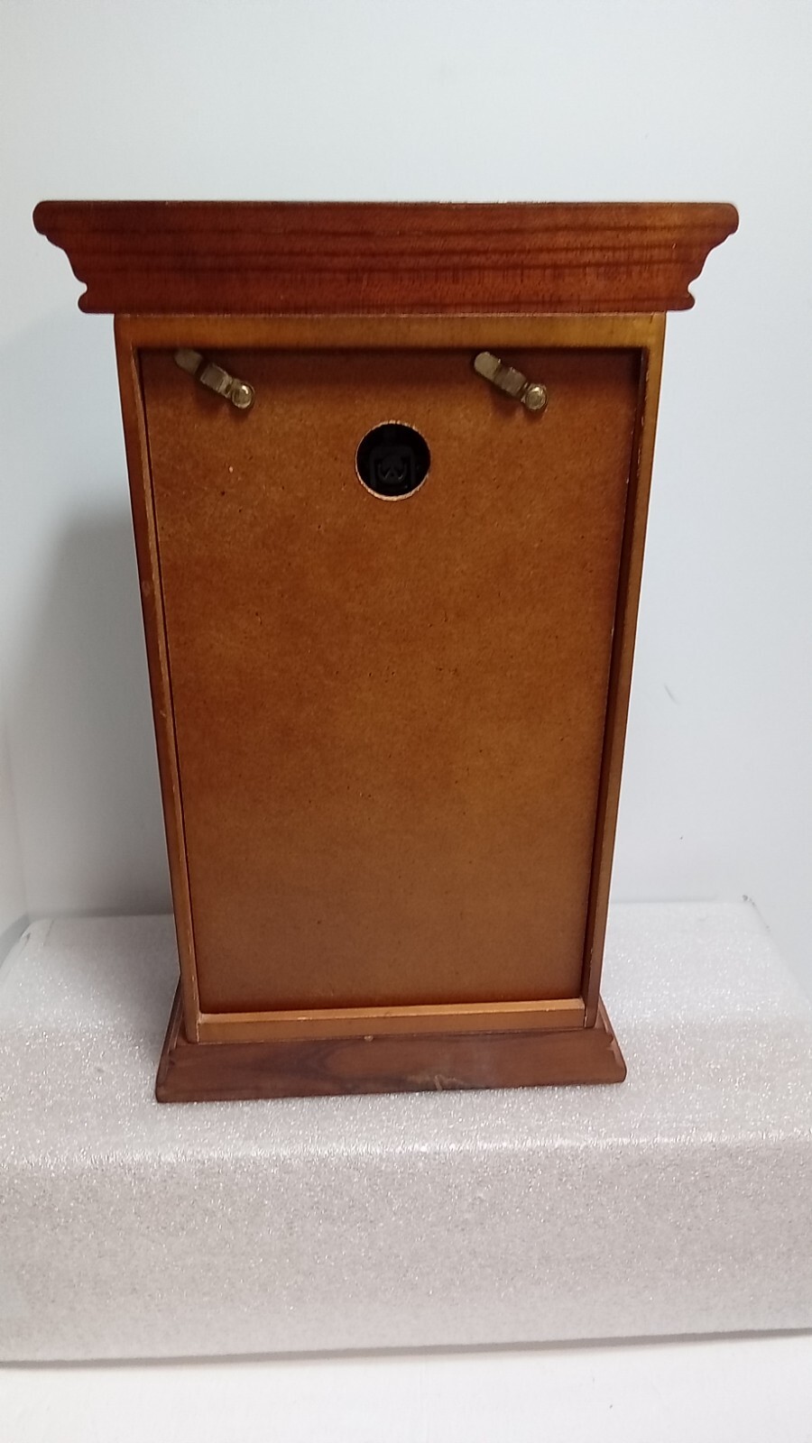 VINTAGE JOHN DEERE TRACTOR WOOD MANTEL CLOCK Battery operated WORKS eBay