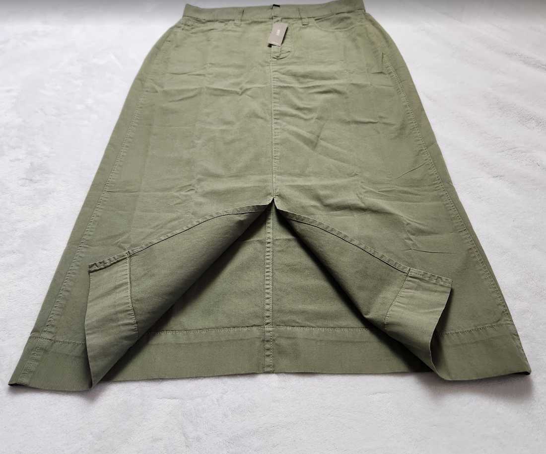 New women's 26 32 J Crew midi chino skirt in Olive Sand | eBay