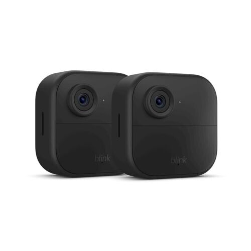  NEUF 2024 Blink Outdoor 4 (4e génération) 2 caméras système de sécurité sans fil 1080p  - Photo 1 sur 11