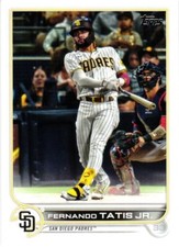 2022 TOPPS SERIES ONE FERNANDO TATIS JR. BASEBALL CARD #100
