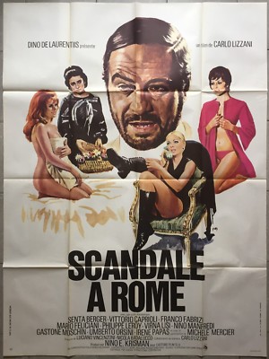 Plakat Scandale A ROM Roma Bene - Senta Berger Vittorio Caprioli 120x160cm