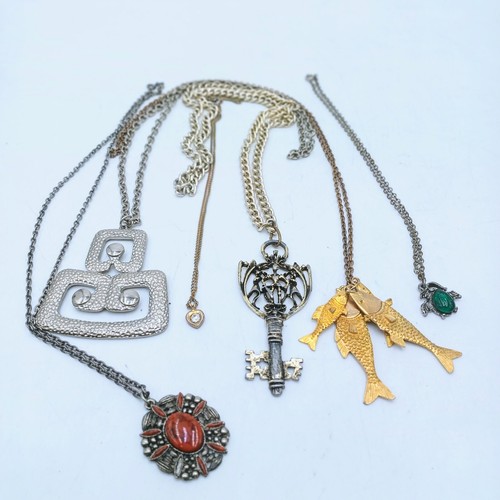 VINTAGE CUSTOM JEWELRY LOT #3. BRACELET, NECKLACES. 21 PIECES. PRE-OWNED - Picture 2 of 10