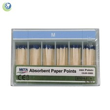 Paper Points Sterilized Medium M 200/box Endodontic Root Canal Obturation