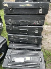 Vintage US Military Metal Night Vision Goggles  Carrying Case 20x9.5x5”