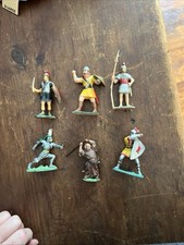 Vintage Roman Toy Soldiers - 1:32 Scale, Lot Of 8. Some Missing Or Broken Swords