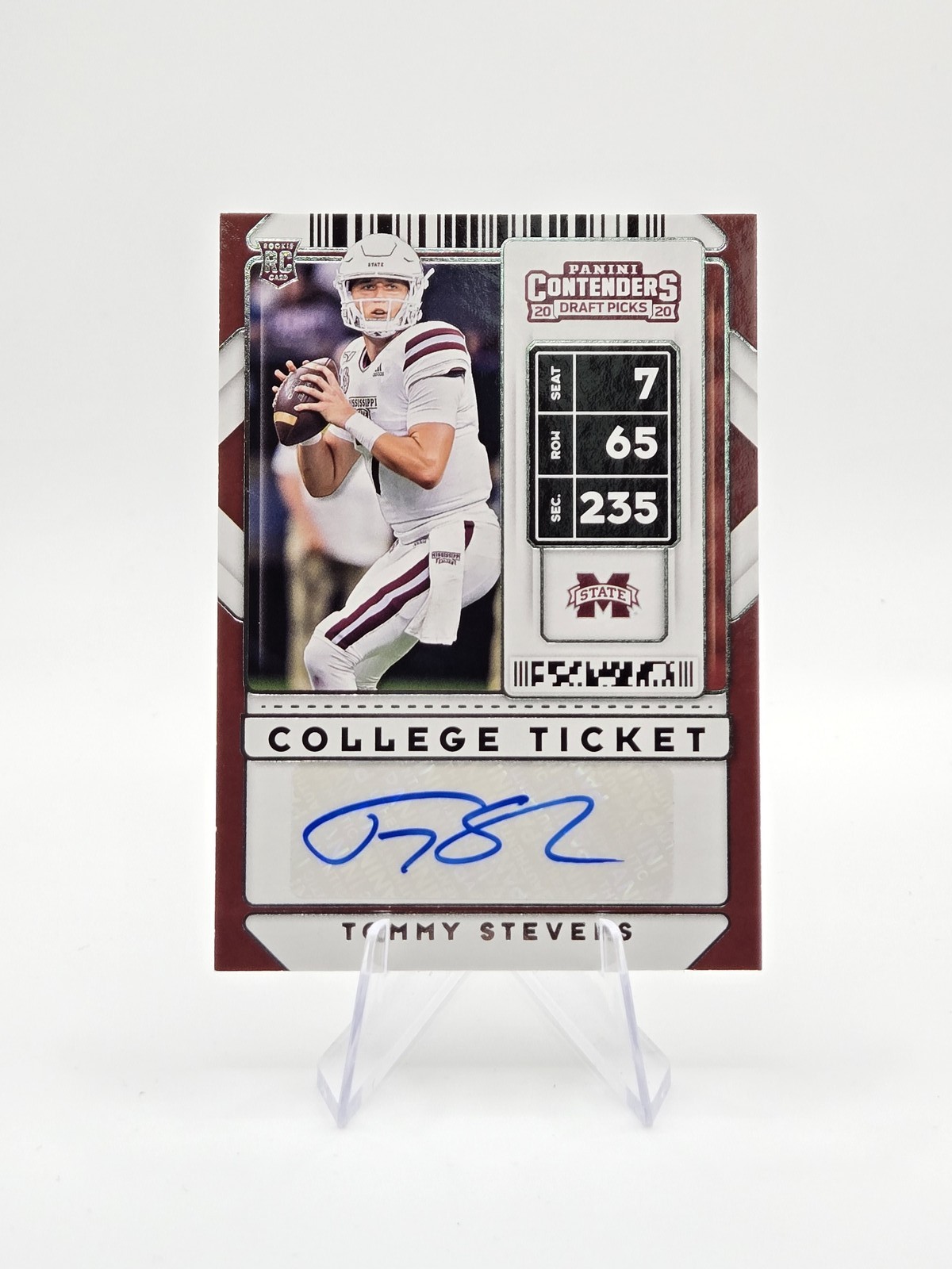 Tommy Stevens Panini Contenders Draft Picks #221 Autograph