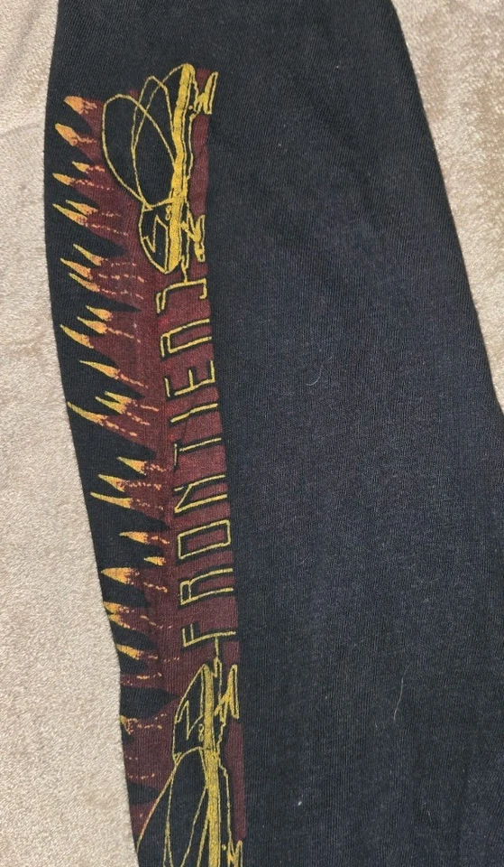 JOURNEY~STEVE PERRY~ Concierto de Rock T~'83 FRONTIERS Tour~2 Caras+Manga Arte X-Raro Foto 4 de 4