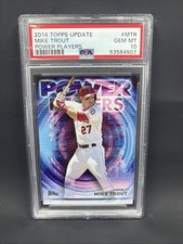 2014 Topps Update Series - Power Players Mike Trout #PPA-MTR PSA GEM MT 10