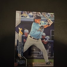 Topps 2020 Chrome Update Series Yoshi Tsutsugo #U-26 Rays Rookie Card Rc . rookie card picture