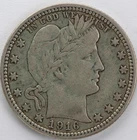 XF 1916 D Barber Quarter