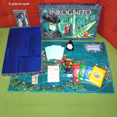 Inkognito Komplett Top! - Agententreff in Venedig MB Spiel des Jahres 1988 - Bild 1 von 4
