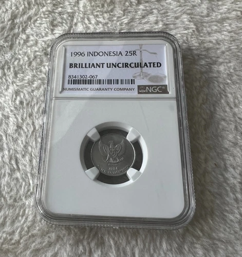 *1996 INDONESIA 25R - NGC Grade BRILLIANT UNCIRCULATED