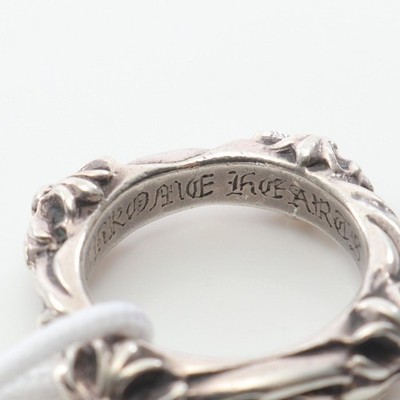 【希少】Chrome Hearts SBT BAND RING SLV925 CHROME HEARTS SBT BAND Ring Silver925 Used women US size