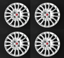 SET 4 COPRICERCHI COPPA RUOTA COPRIRUOTA BORCHIE 15" per Grande Punto dal 2008