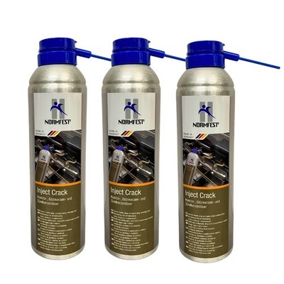 3x Normfest Inject-Crack Injektor Glühkerzen und Zündkerzenlöser 3x 250ml 750ml