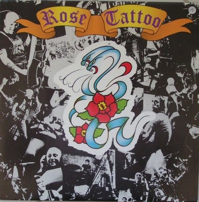 Rose Tattoo - Rock 'N' Roll Outlaw (LP, Album) 1980 (NM or M-|VG+)