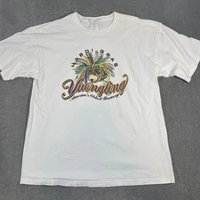 Yuengling Mardi Gras T Shirt Mens XL White America's Oldest Brewery Graphic Tee