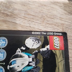 Set of 4 LEGO Bionicles 8560, 8563-8564 Complete Canisters Manuals Rubberbands